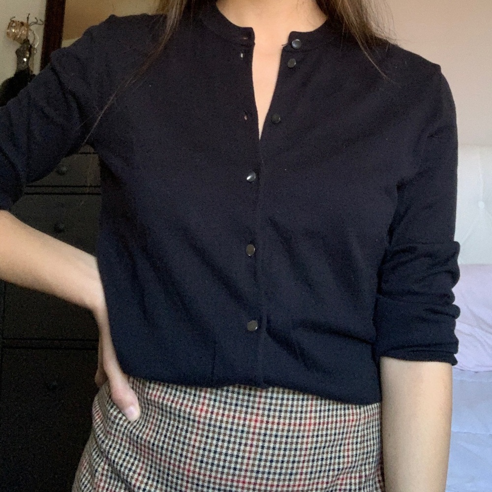 J. Crew Black Cardigan